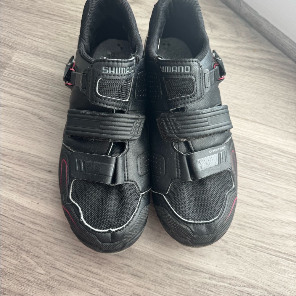 Shimano Women's SH-WM83L MTB Mountain Bike Shoes Size 8.5 Black SPD Cycling